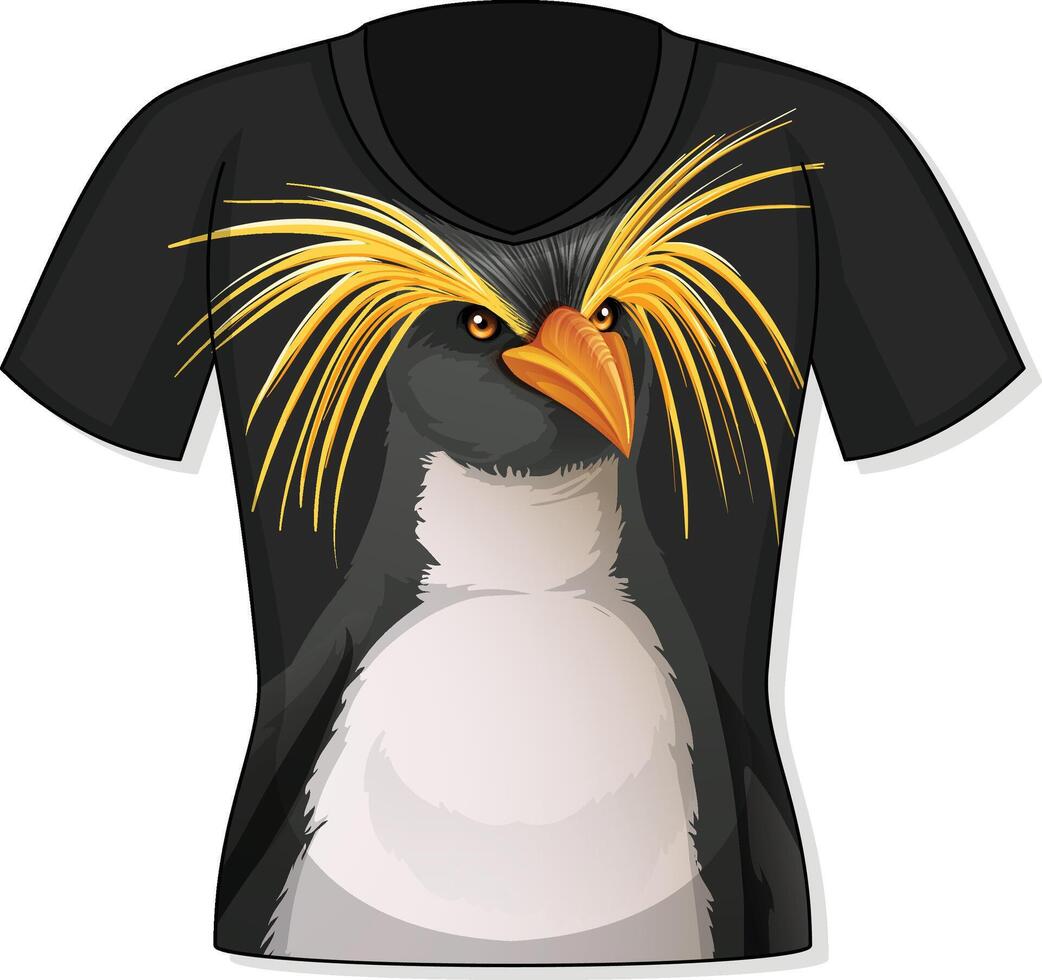 Front of t-shirt template vector