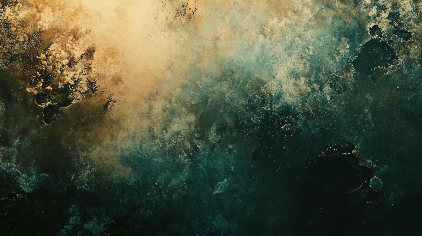 Abstract cosmic scene in earthy tones and dark hues. photo