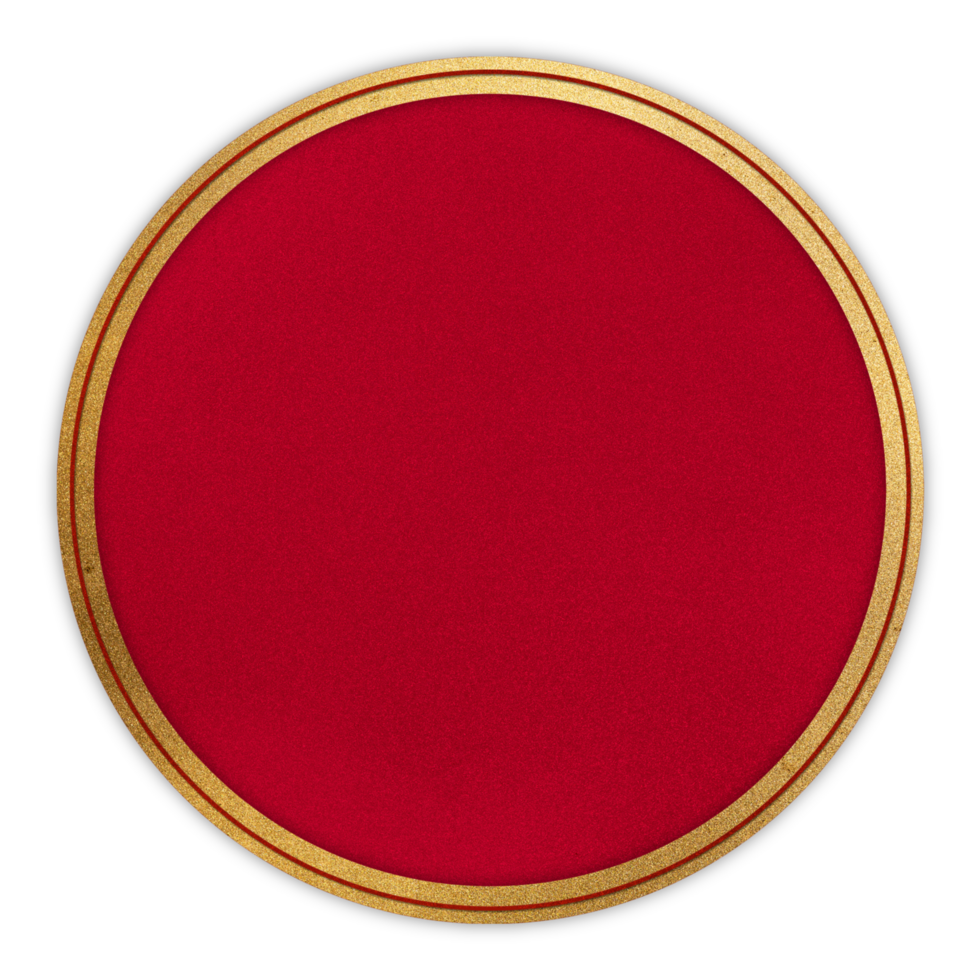 Elegant Lunar New Year Design with Circular Red and Gold Theme png