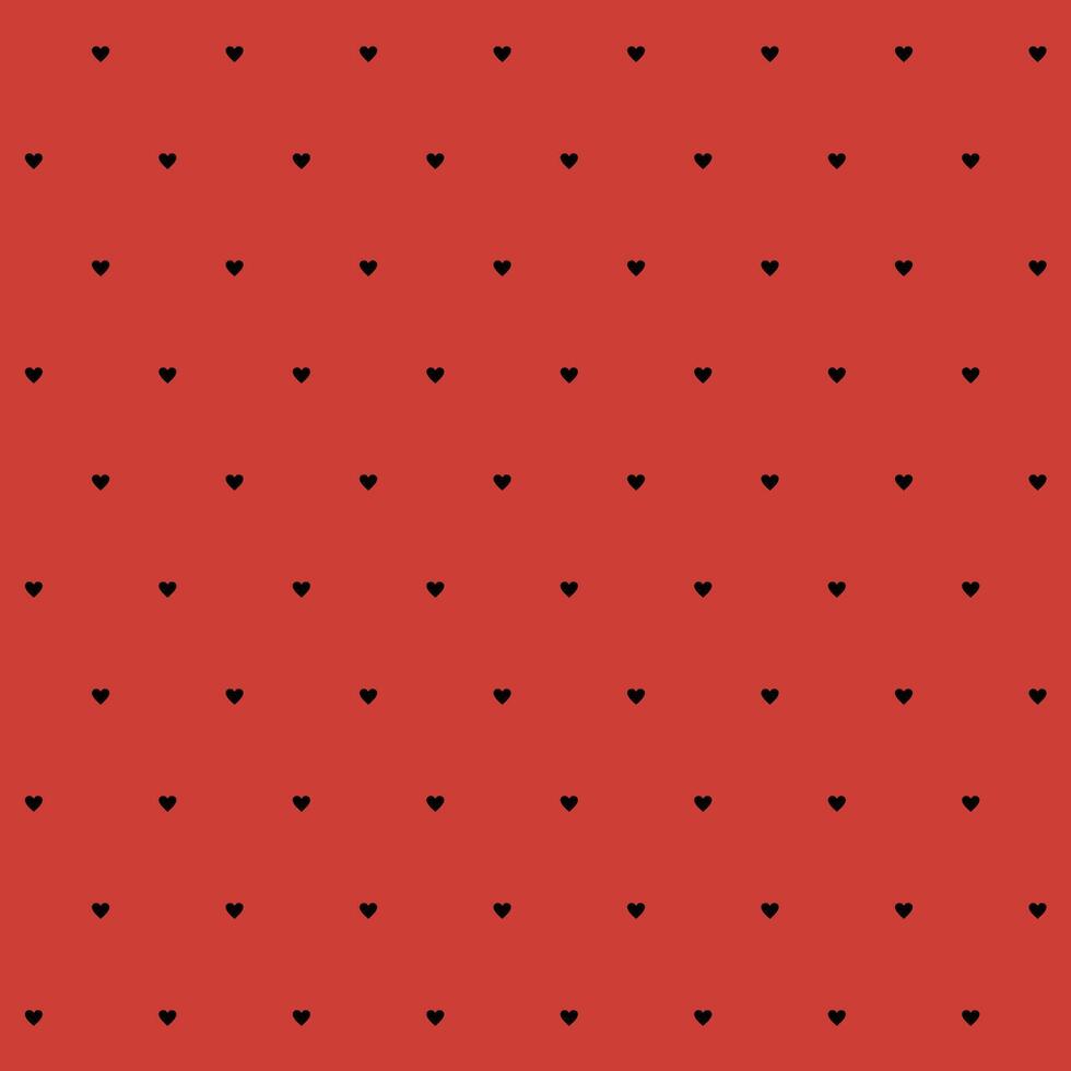 Seamless pattern with small hearts vector