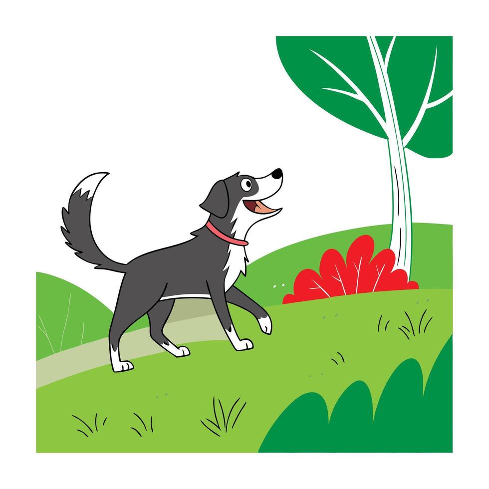 dog image nature design vector