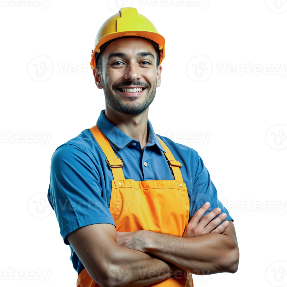 Smiling Construction Worker png