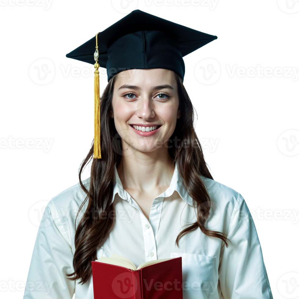 Happy Graduate Woman png