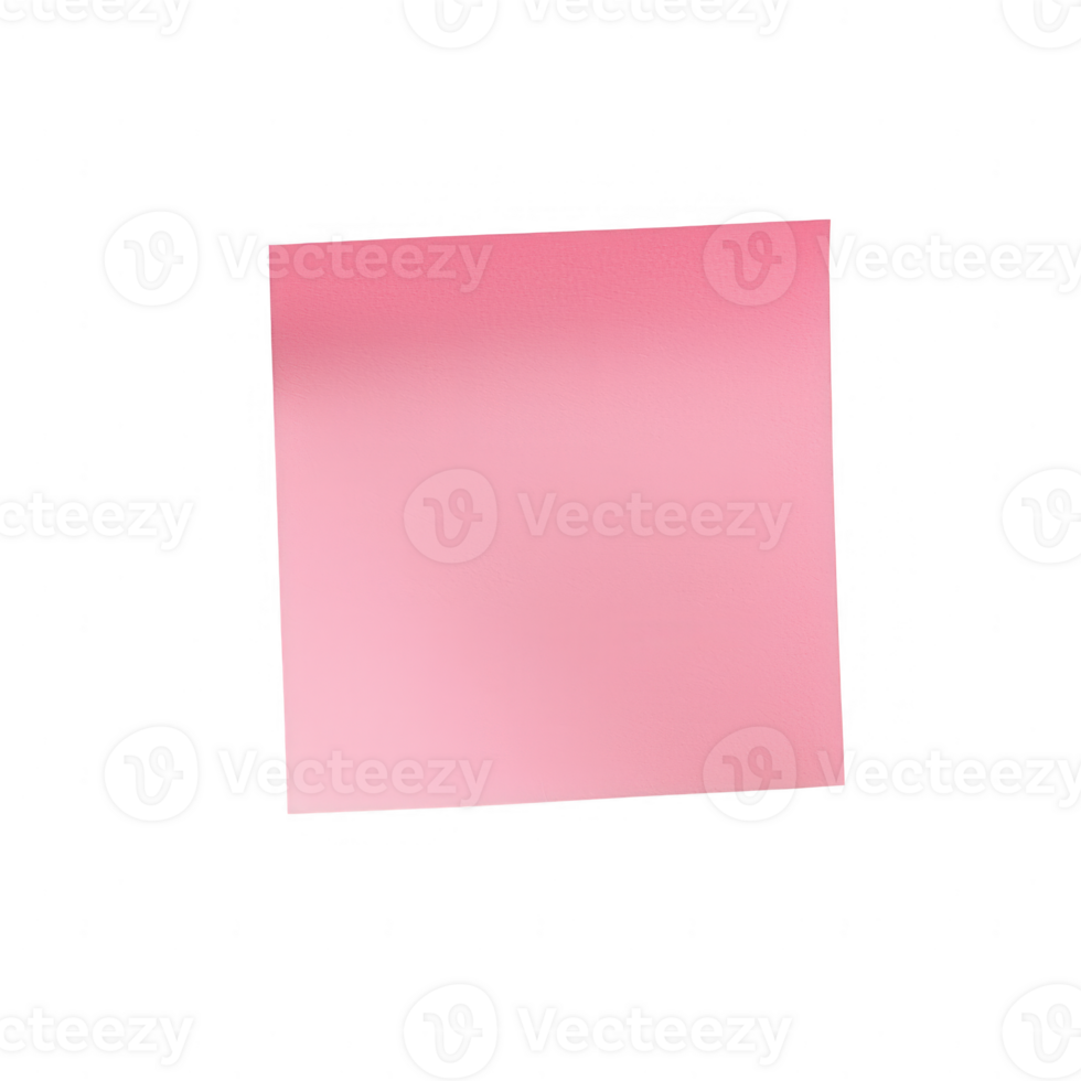 A vibrant pink square note for reminders and creative ideas. png