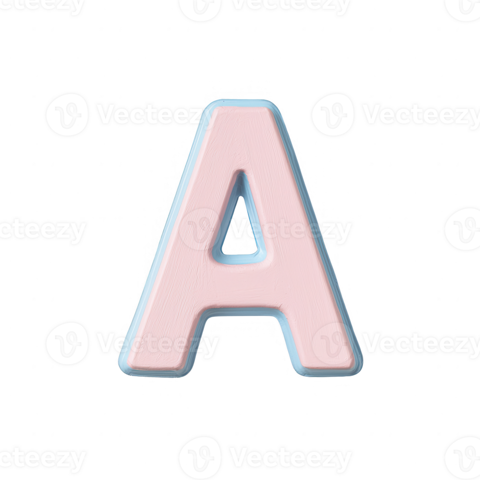 A stylized pink letter A on a transparent background, perfect for creative projects. png