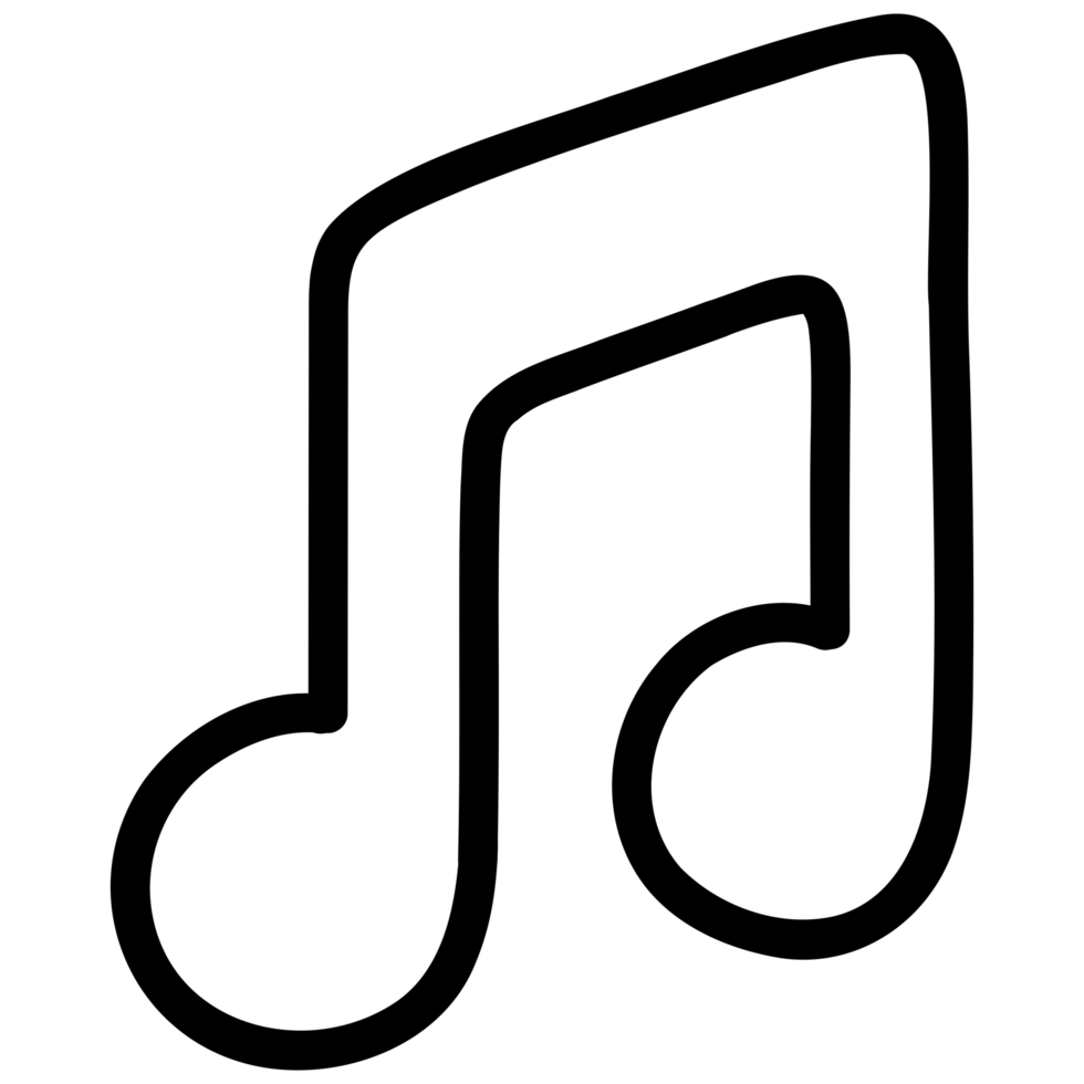 Music note icon png