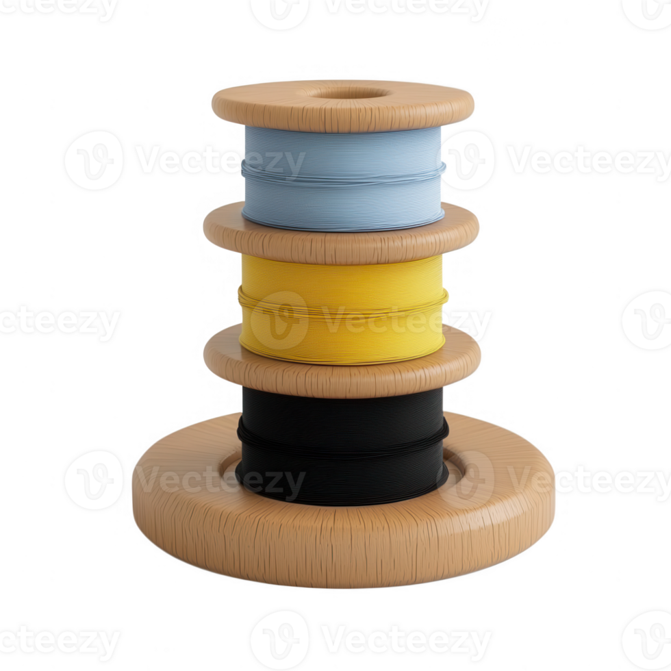 Colorful stacking rings toy for developing children's motor skills and creativity. png