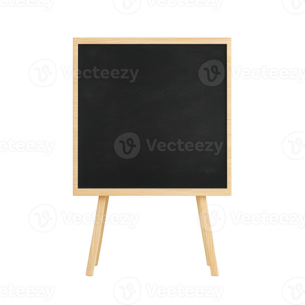 Minimalistic blackboard ready for creative ideas and teaching purposes. png