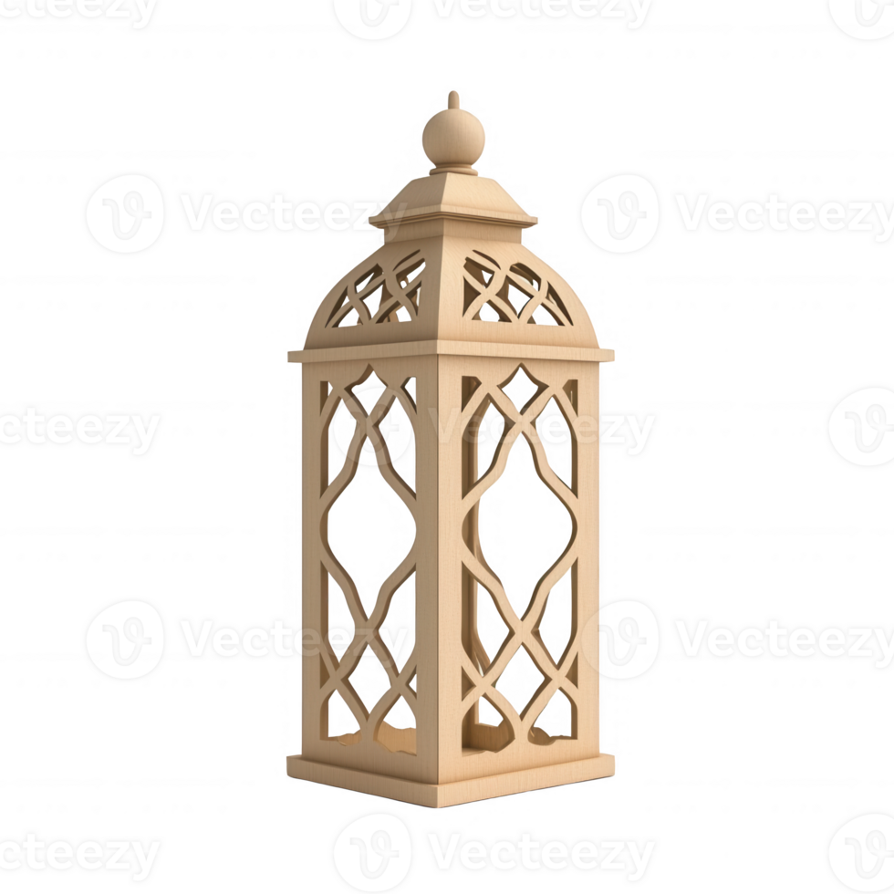 Elegant decorative lantern with intricate design, perfect for enhancing any space. png