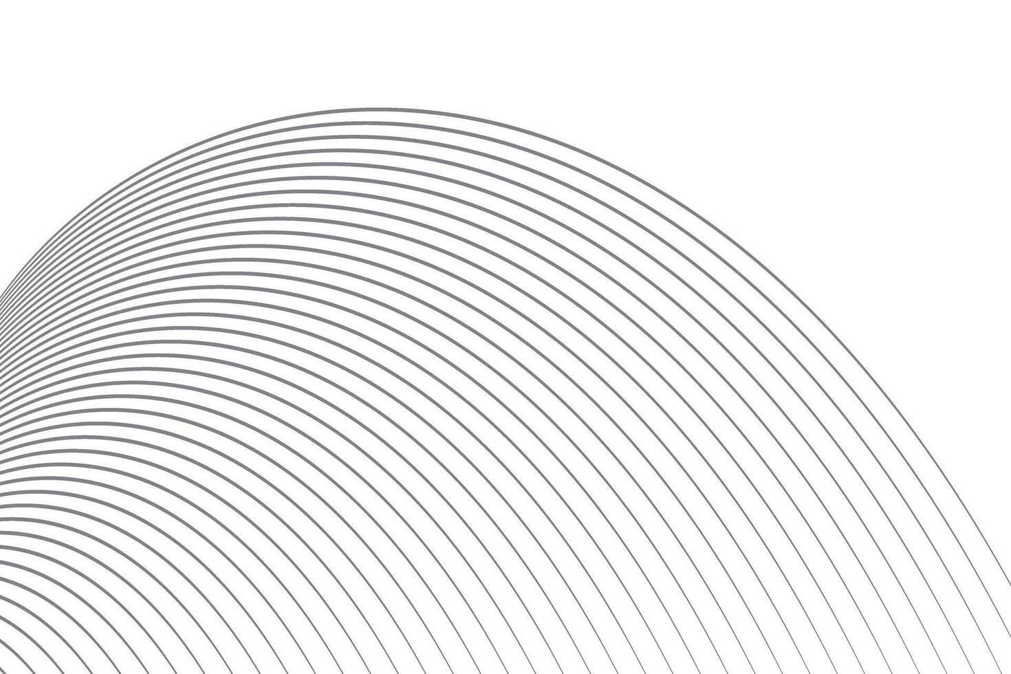 simple modern abstract grey ash color creative geometric round half circle line pattern abstract curved lines background vector