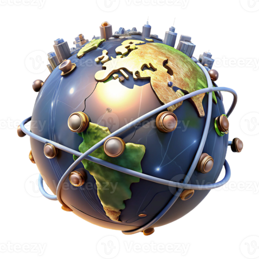 Global Interconnectivity A World Connected png