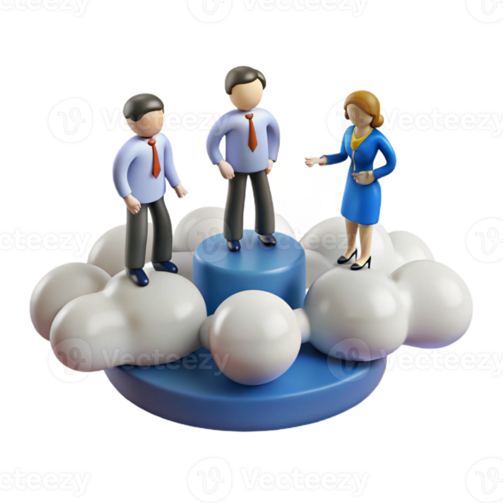 Cloud Collaboration Enhancing Teamwork and Productivity png