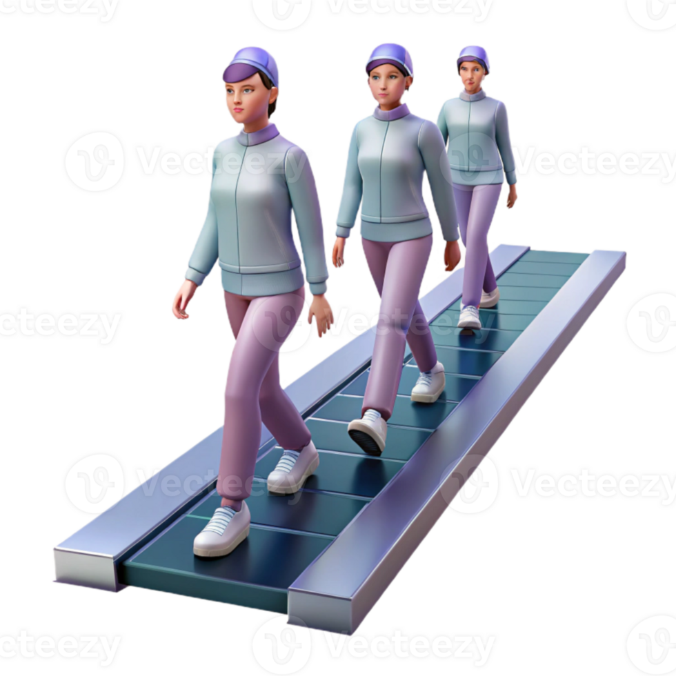 Future Walking Automated Pathway System png