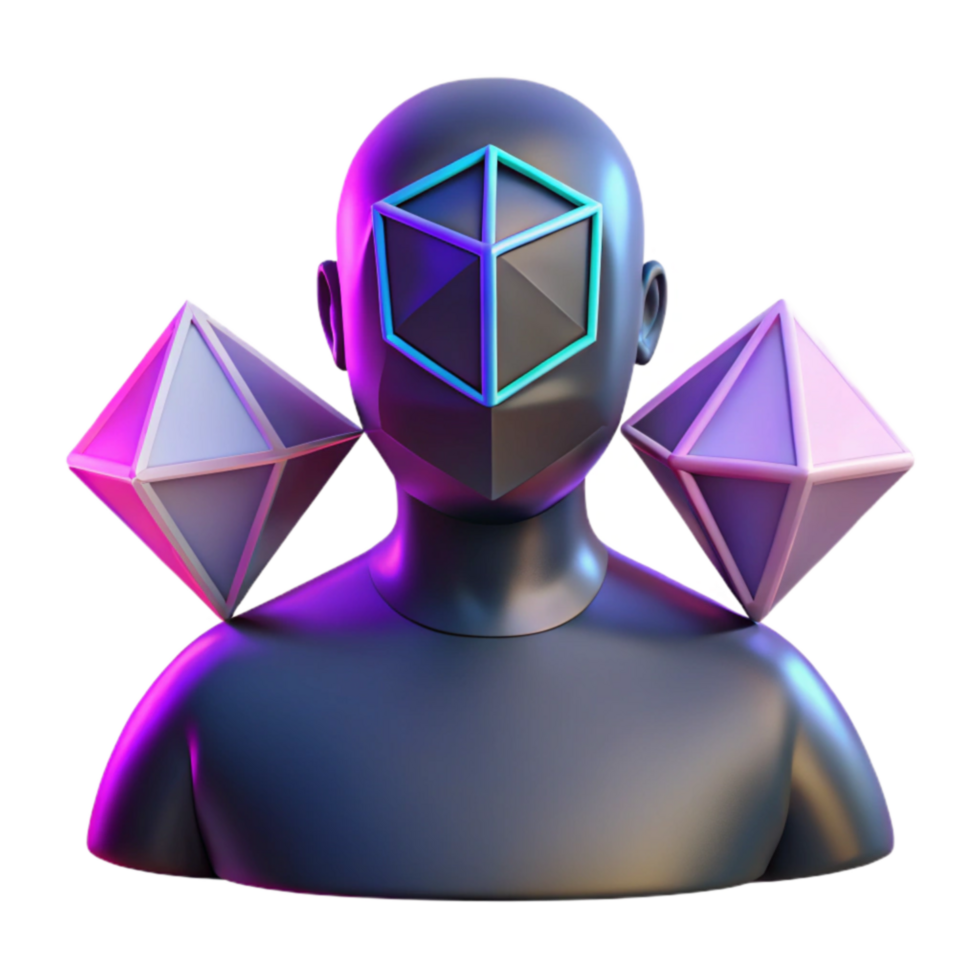 Geometric Forms Exploring 3D Shapes and Abstract Design png