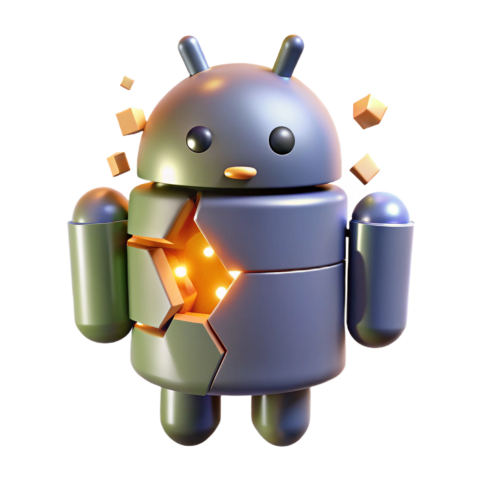 Broken Robot System Failure, Data Loss, Repair Guide png