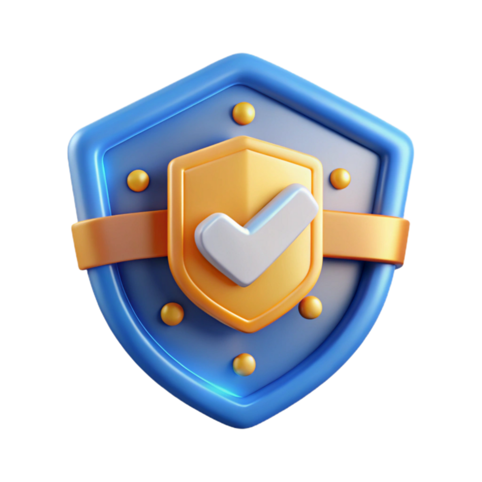 Secure Data Protection Verified Shield Icon png