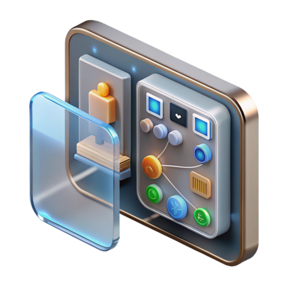 Interactive Control Panel User Interface Design 55061306 PNG