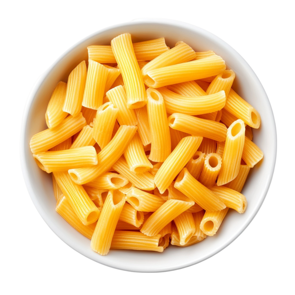 Pasta in a Bowl Isolated on Transparent Background png