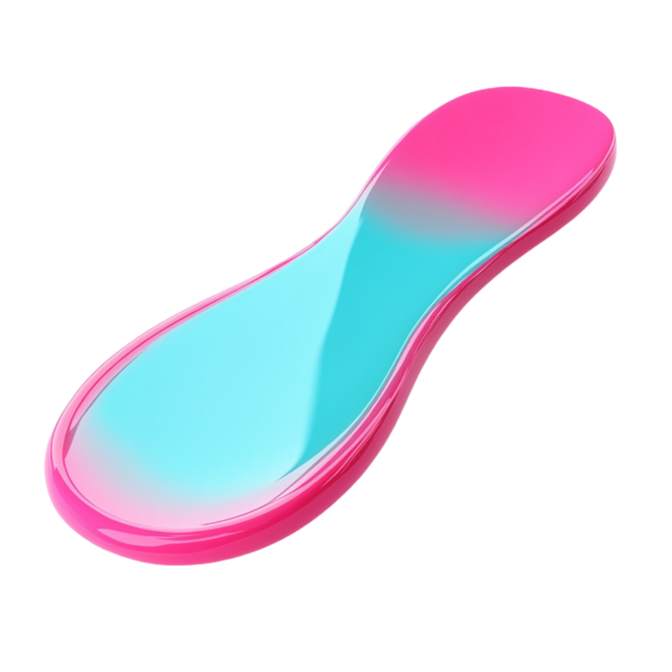 Vibrant Spoon Design on Transparent Background png