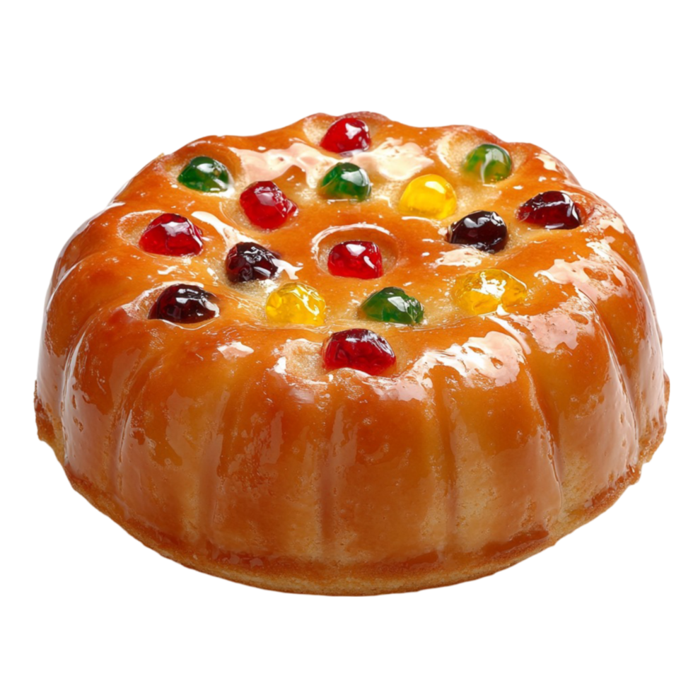 Sweet Celebration Cake with Sprinkles on Transparent Background png