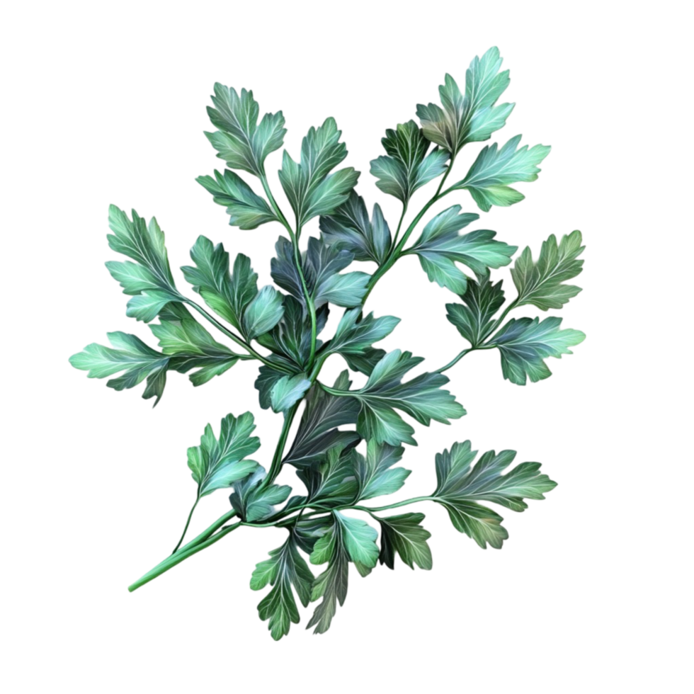 A bunch of green leaves on a transparent background png