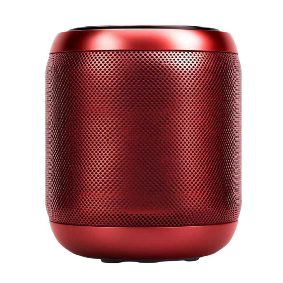 Bluetooth Speaker With Mesh Cover On Transparent Background png