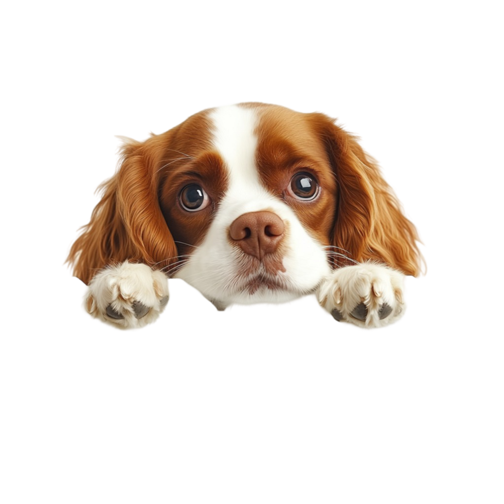 Loyal Dog Gazing At The Viewer On Transparent Background png
