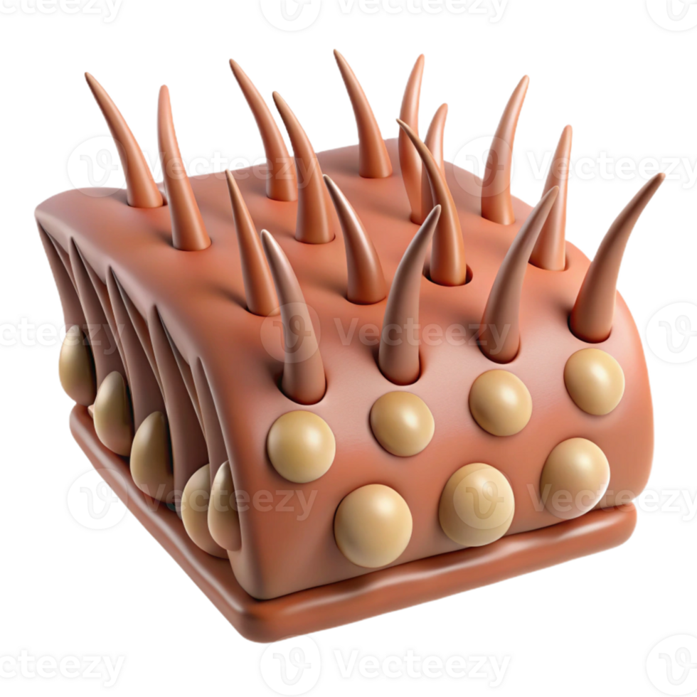 3D Rendered Spiky Object png