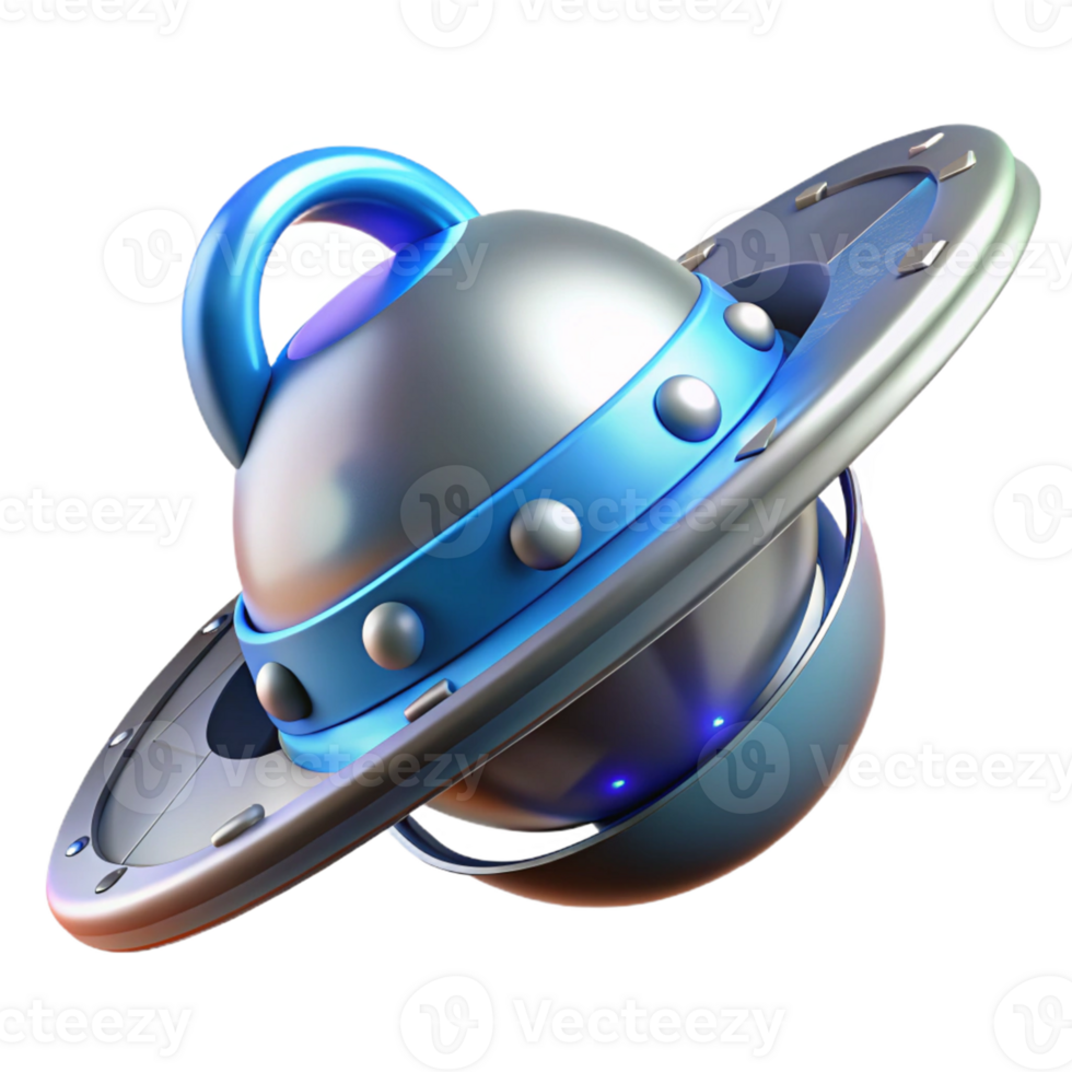 3D Render of Futuristic Orb png