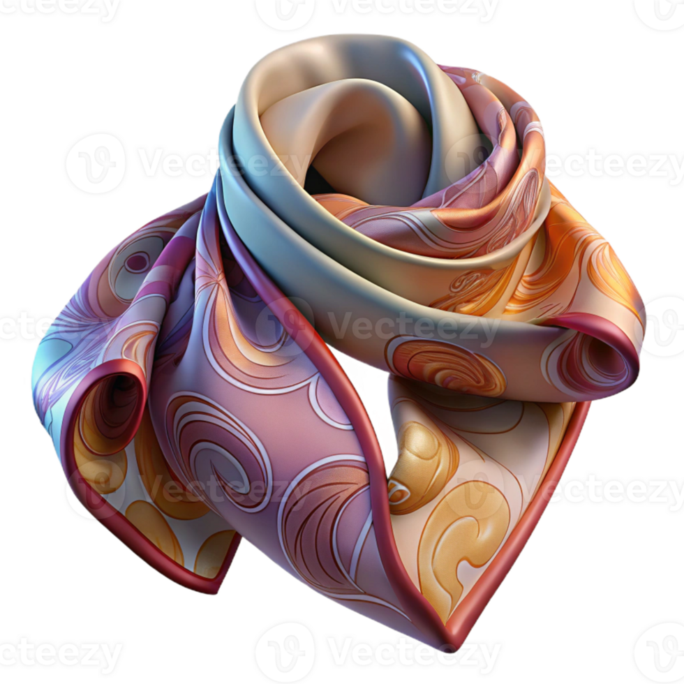 Abstract Fabric Swirls and Curves png