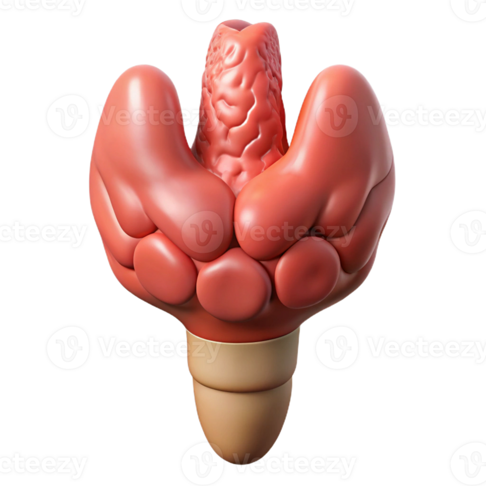 3D Model of a Human Pituitary Gland png
