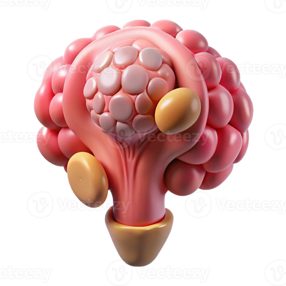 3D Abstract Blob Illustration png