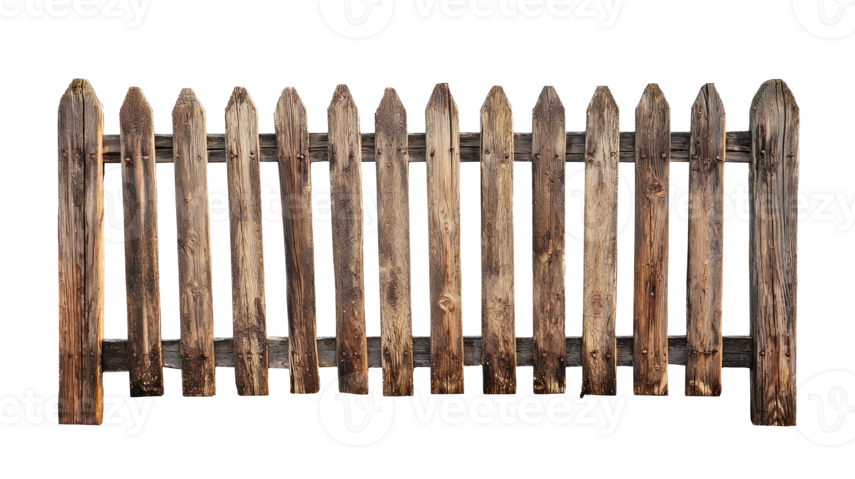 a wooden fence on a transparent background png