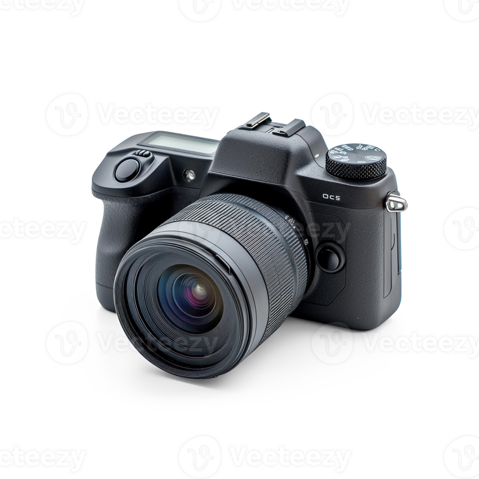 a digital camera on transparent background png