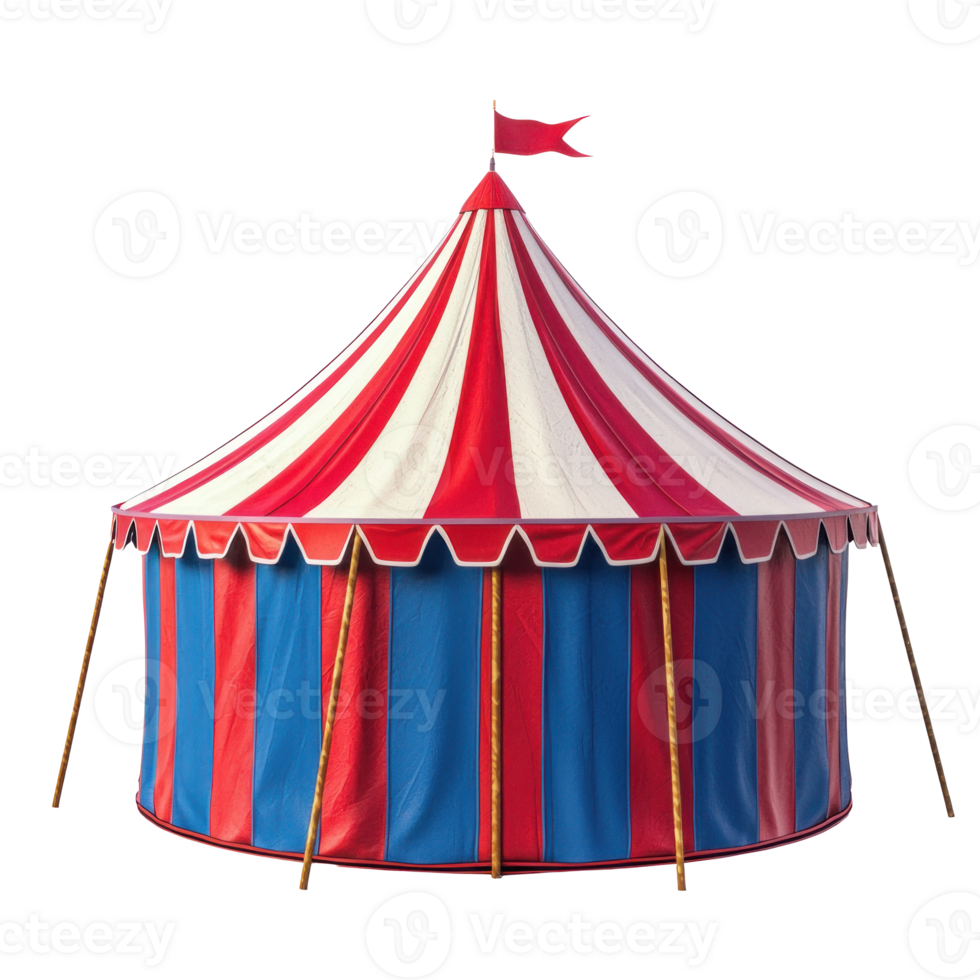 Circus tent isolate on transparent background png