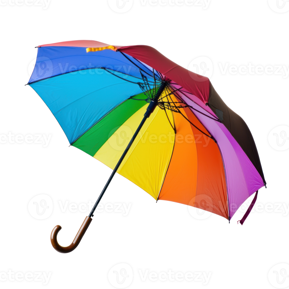 Colorful Umbrella isolate on transparent background png