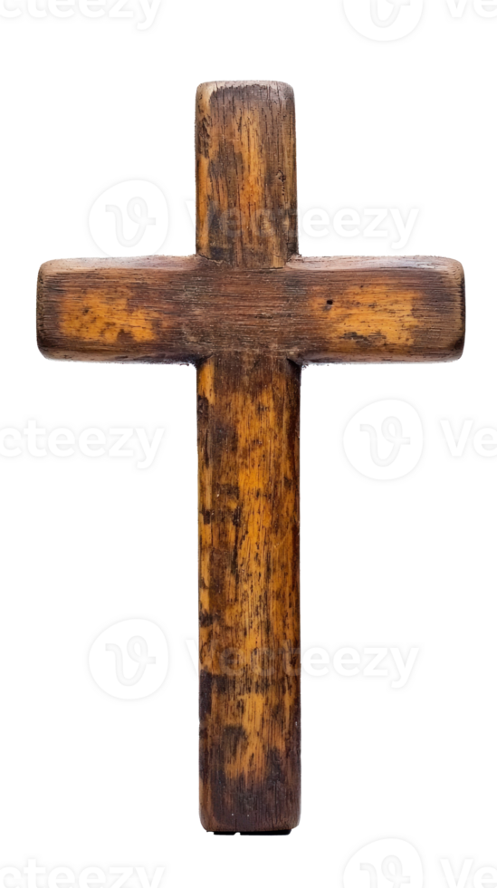 a wooden cross on a transparent background png