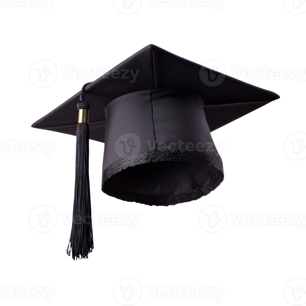 a graduation cap on a transparent background png