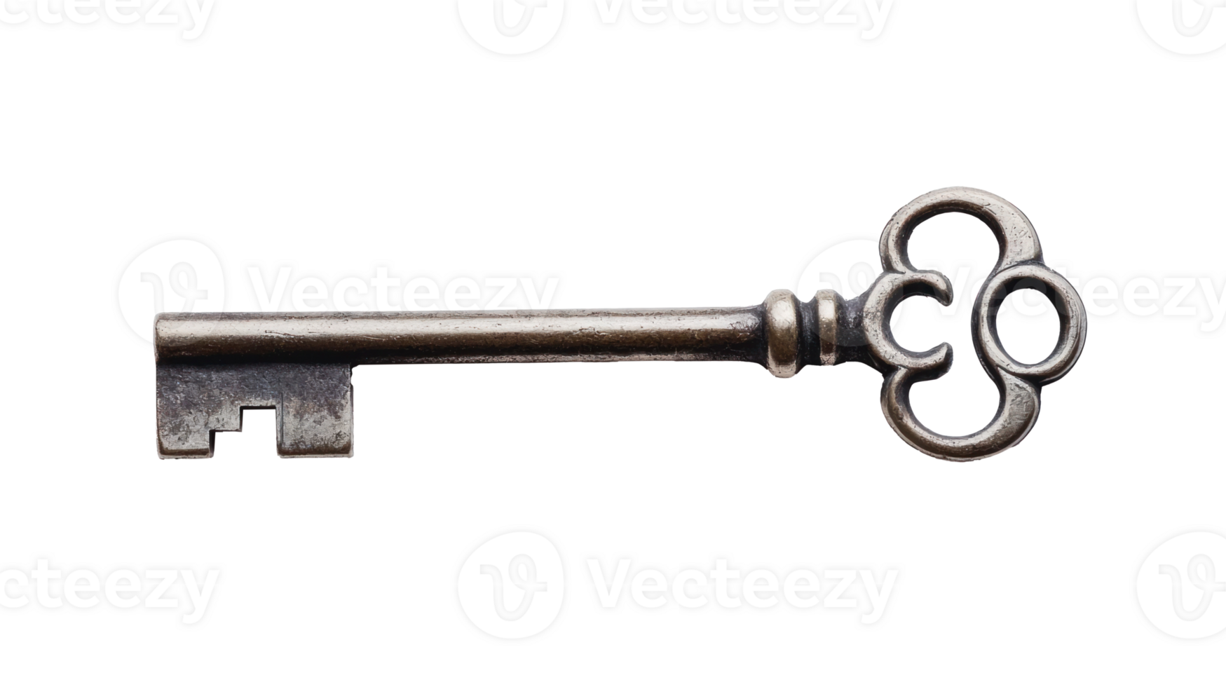 an old key on a transparent background png
