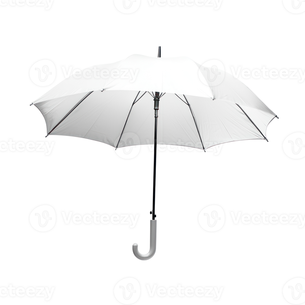 White Umbrella isolate on transparent background png