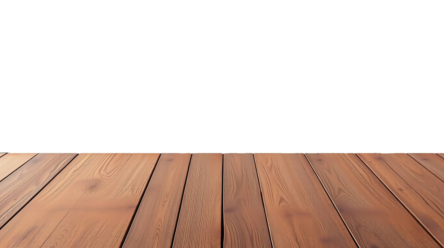 Front view Surface Brown Wooden Planks Tabletop with transparent background png