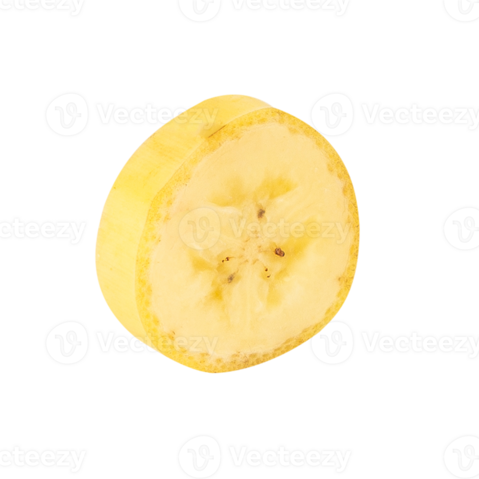 Banana Slices cutout, full depth of field png