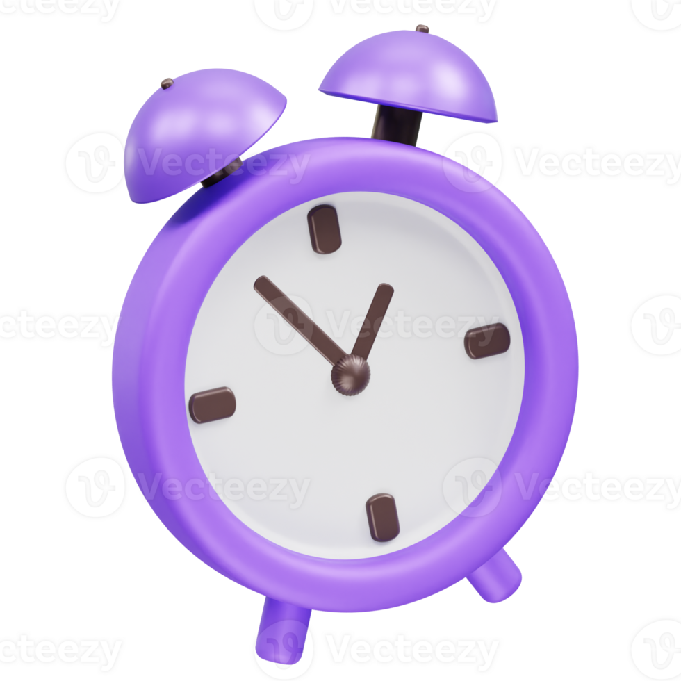 Watch icon 3d. Alarm icon illustration png