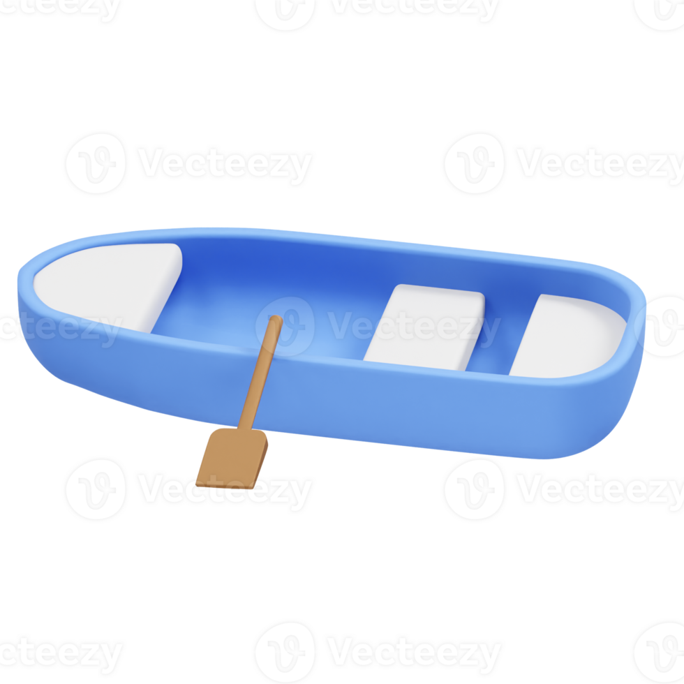 rowing boat icon 3d png