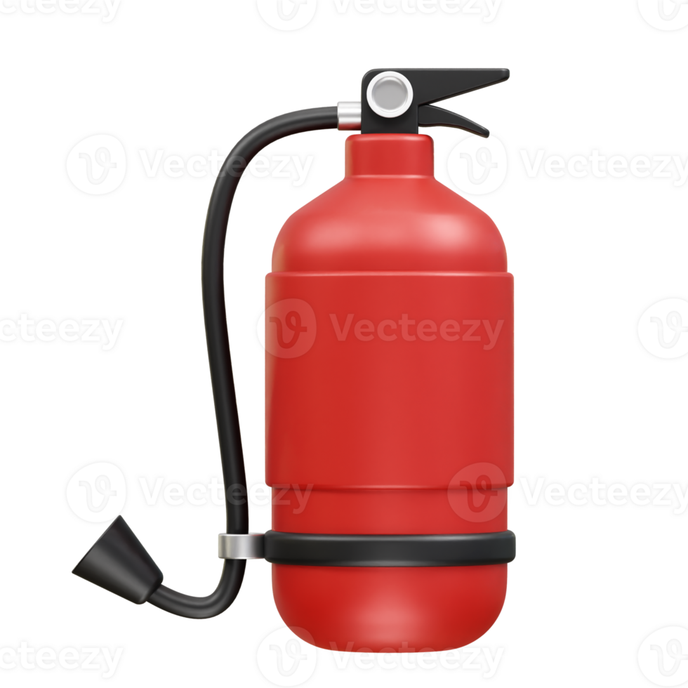fire extinguisher 3d icon render png