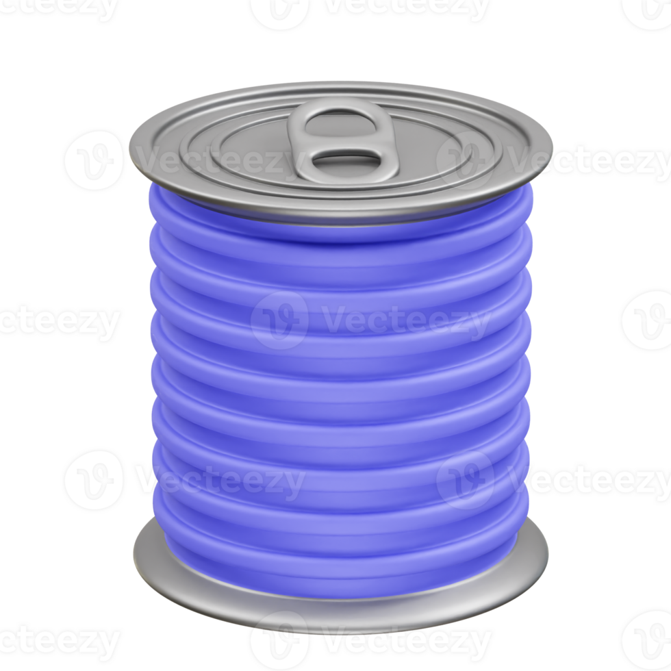 Canned food icon 3d render png
