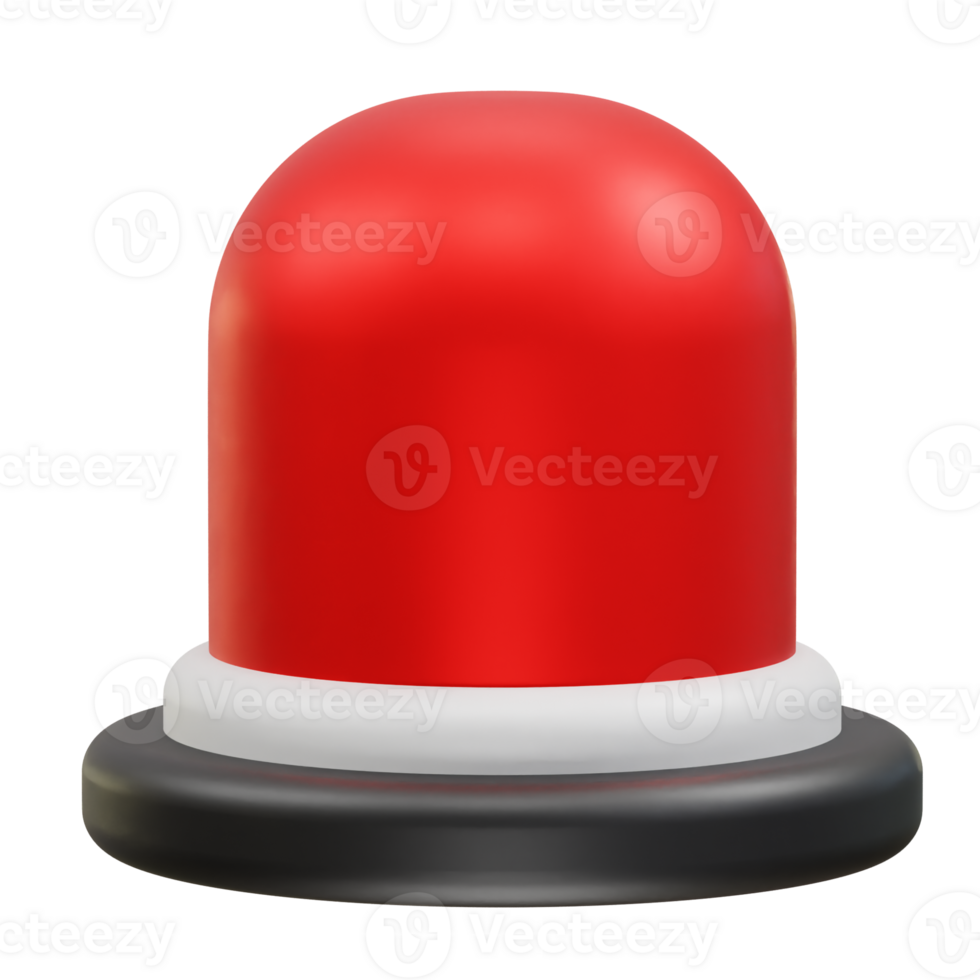 Police Flasher siren car top light icon . Warning light icon illustration. png