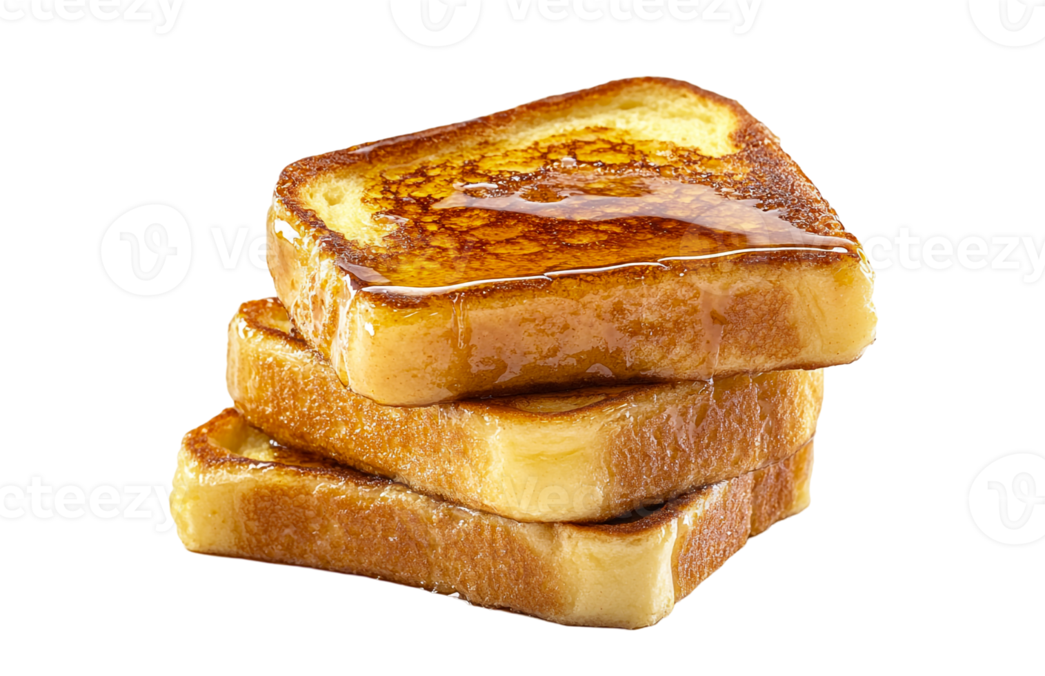 French toast topped with honey syrup png