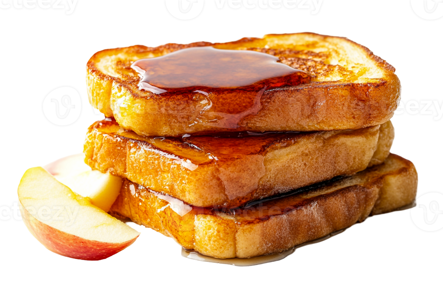Sweet honey-coated French toast stack png