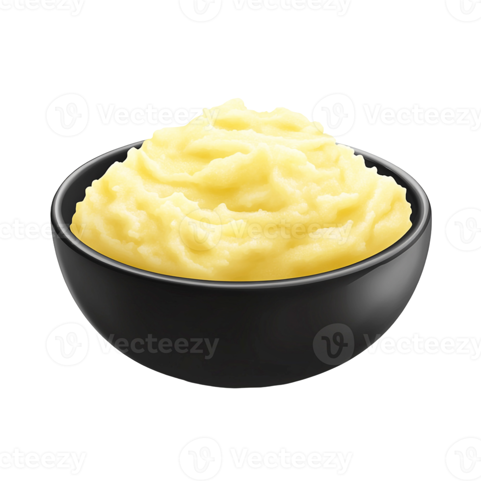 Classic mashed potatoes with a buttery finish png